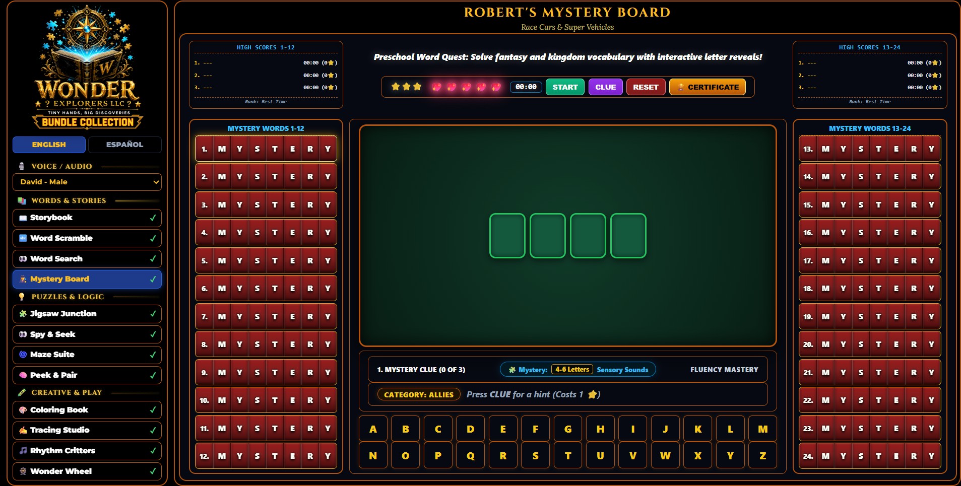 Mystery Board
